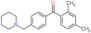 (2,4-dimethylphenyl)-[4-(1-piperidylmethyl)phenyl]methanone