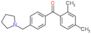 (2,4-dimethylphenyl)-[4-(pyrrolidin-1-ylmethyl)phenyl]methanone