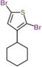 2,5-dibromo-3-cyclohexylthiophene