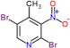 2,5-dibromo-4-methyl-3-nitro-pyridine