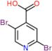 2,5-dibromopyridine-4-carboxylic acid