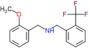 1-(2-methoxyphenyl)-N-[2-(trifluoromethyl)benzyl]methanamine