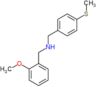 1-(2-methoxyphenyl)-N-[4-(methylsulfanyl)benzyl]methanamine