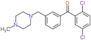 (2,5-dichlorophenyl)-[3-[(4-methylpiperazin-1-yl)methyl]phenyl]methanone