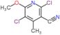 2,5-dichloro-6-methoxy-4-methyl-pyridine-3-carbonitrile