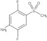 2,5-Difluoro-4-(methylsulfonyl)benzenamine