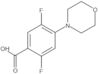 2,5-Difluoro-4-(4-morpholinyl)benzoic acid