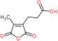 3-(4-methyl-2,5-dioxo-2,5-dihydrofuran-3-yl)propanoic acid