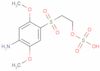 2-[(4-amino-2,5-dimethoxyphenyl)sulphonyl]ethyl hydrogen sulphate