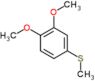 1,2-dimethoxy-4-(methylsulfanyl)benzene