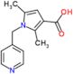 2,5-dimethyl-1-(pyridin-4-ylmethyl)-1H-pyrrole-3-carboxylic acid