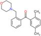 (2,5-dimethylphenyl)-[2-(morpholinomethyl)phenyl]methanone