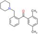 (2,5-dimethylphenyl)-[2-(1-piperidylmethyl)phenyl]methanone