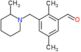 2,5-dimethyl-3-[(2-methyl-1-piperidyl)methyl]benzaldehyde