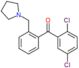 (2,5-dichlorophenyl)-[2-(pyrrolidin-1-ylmethyl)phenyl]methanone