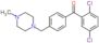 (2,5-dichlorophenyl)-[4-[(4-methylpiperazin-1-yl)methyl]phenyl]methanone