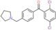 (2,5-dichlorophenyl)-[4-(pyrrolidin-1-ylmethyl)phenyl]methanone