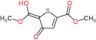 methyl (5E)-5-[hydroxy(methoxy)methylidene]-4-oxo-4,5-dihydrothiophene-2-carboxylate