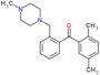 Methanone, (2,5-dimethylphenyl)[2-[(4-methyl-1-piperazinyl)methyl]phenyl]-