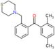 (2,5-dimethylphenyl)-[2-(thiomorpholinomethyl)phenyl]methanone