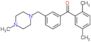 (2,5-dimethylphenyl)-[3-[(4-methylpiperazin-1-yl)methyl]phenyl]methanone