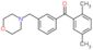 (2,5-dimethylphenyl)-[3-(morpholinomethyl)phenyl]methanone