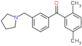 (2,5-dimethylphenyl)-[3-(pyrrolidin-1-ylmethyl)phenyl]methanone