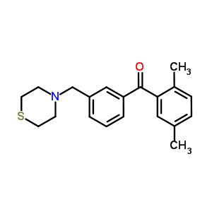 Methanone, (2,5-dimethylphenyl)[3-(4-thiomorpholinylmethyl)phenyl]-