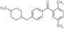 (2,5-dimethylphenyl)-[4-[(4-methylpiperazin-1-yl)methyl]phenyl]methanone