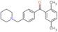 (2,5-dimethylphenyl)-[4-(1-piperidylmethyl)phenyl]methanone