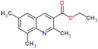 Ethyl 2,6,8-trimethyl-3-quinolinecarboxylate