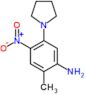 2-methyl-4-nitro-5-(pyrrolidin-1-yl)aniline