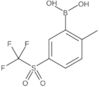 B-[2-Methyl-5-[(trifluoromethyl)sulfonyl]phenyl]boronic acid