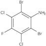 2,6-Dibromo-3,5-dichloro-4-fluorobenzenamine