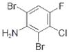 3-CHLORO-2,6-DIBROMO-4-FLUOROANILINE