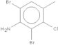 3-Chloro-2,6-dibromo-4-methylaniline