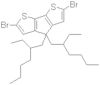 2,6-dibromo-4,4-bis(2-ethylhexyl)-4h-cyclopenta(2,1-b:3,4-b')dithiophene