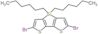 2,6-Dibromo-4,4-dihexyl-4H-silolo[3,2-B:4,5-B']dithiophene