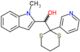 (1-methyl-1H-indol-2-yl)(2-pyridin-3-yl-1,3-dithian-2-yl)methanol