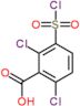 2,6-dichloro-3-(chlorosulfonyl)benzoic acid