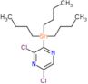 3,5-dichloro-2-(tributylstannanyl)pyrazine