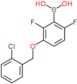 {3-[(2-chlorobenzyl)oxy]-2,6-difluorophenyl}boronic acid