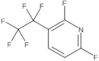 2,6-Difluoro-3-(1,1,2,2,2-pentafluoroethyl)pyridine