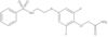 4-[2-(Fenilsulfonilamino)etiltio]-2,6-difluorofenoxiacetamida