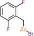 bromo-[(2,6-difluorophenyl)methyl]zinc
