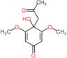 4-hydroxy-3,5-dimethoxy-4-(2-oxopropyl)cyclohexa-2,5-dien-1-one