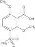 3-(Aminosulfonyl)-2,6-dimethoxybenzoic acid