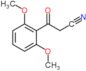 3-(2,6-dimethoxyphenyl)-3-oxo-propanenitrile