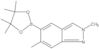 2,6-Dimethyl-5-(4,4,5,5-tetramethyl-1,3,2-dioxaborolan-2-yl)-2H-indazole