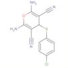 2,6-Diamino-4-(4-chlorophenyl)-4H-thiopyran-3,5-dicarbonitrile